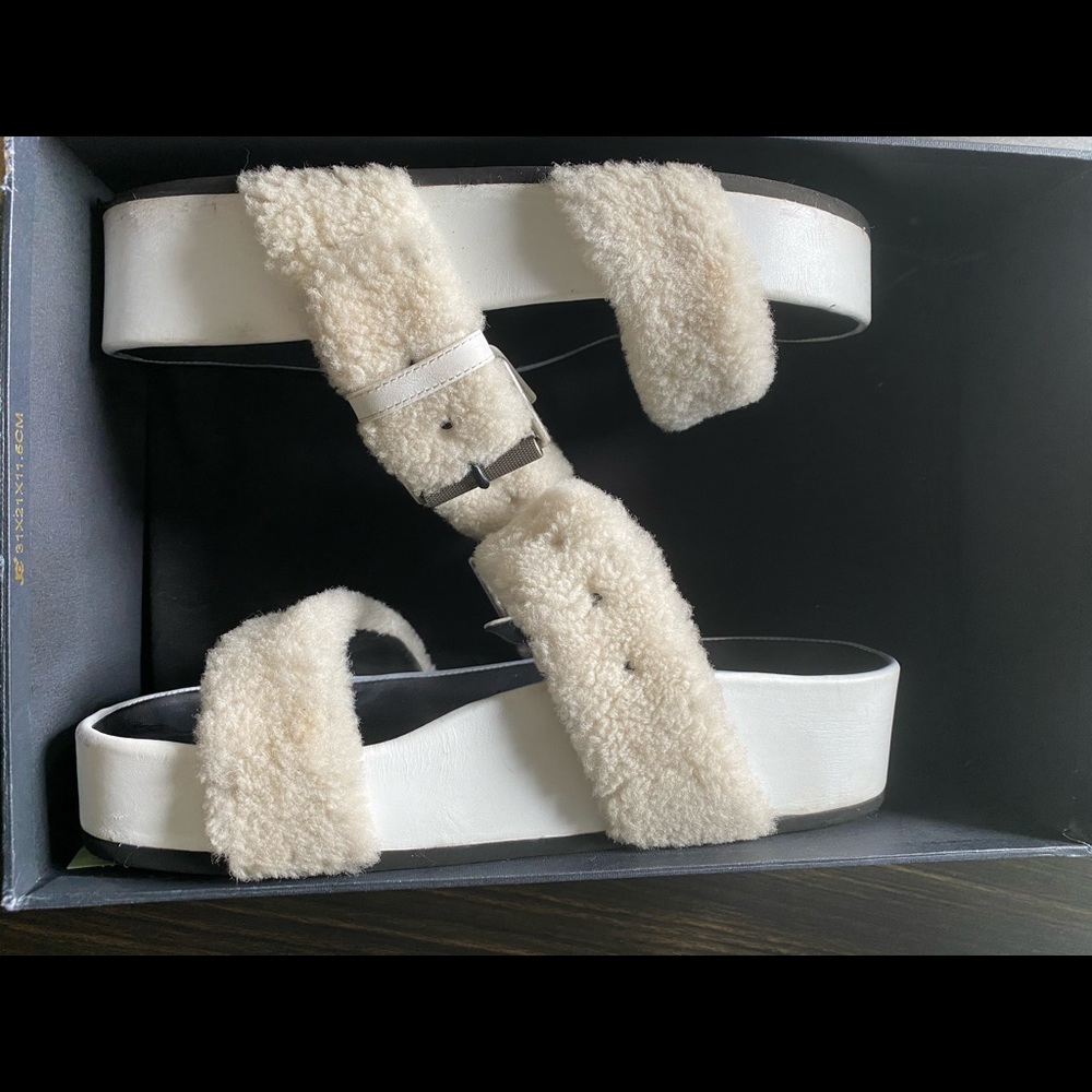 COPY - Rag & Bone shearling slide